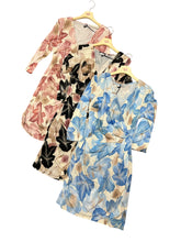 Carica l&#39;immagine nel visualizzatore di Gallery, Tubino jersey fiori drappeggio - abbigliamento - Stilosa
