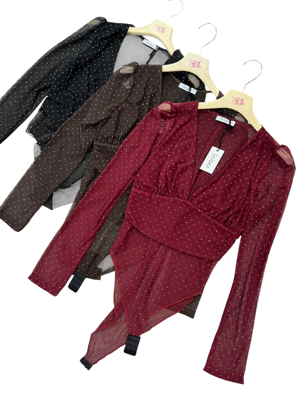 Body con borchiette - abbigliamento - Stilosa