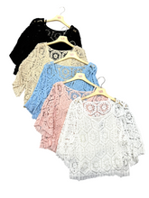Carica l'immagine nel visualizzatore di Gallery, Maglia traforata cerchi - abbigliamento - Stilosa

