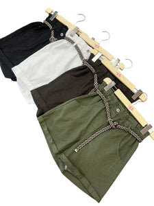Short con elastico e cintura - abbigliamento - Stilosa