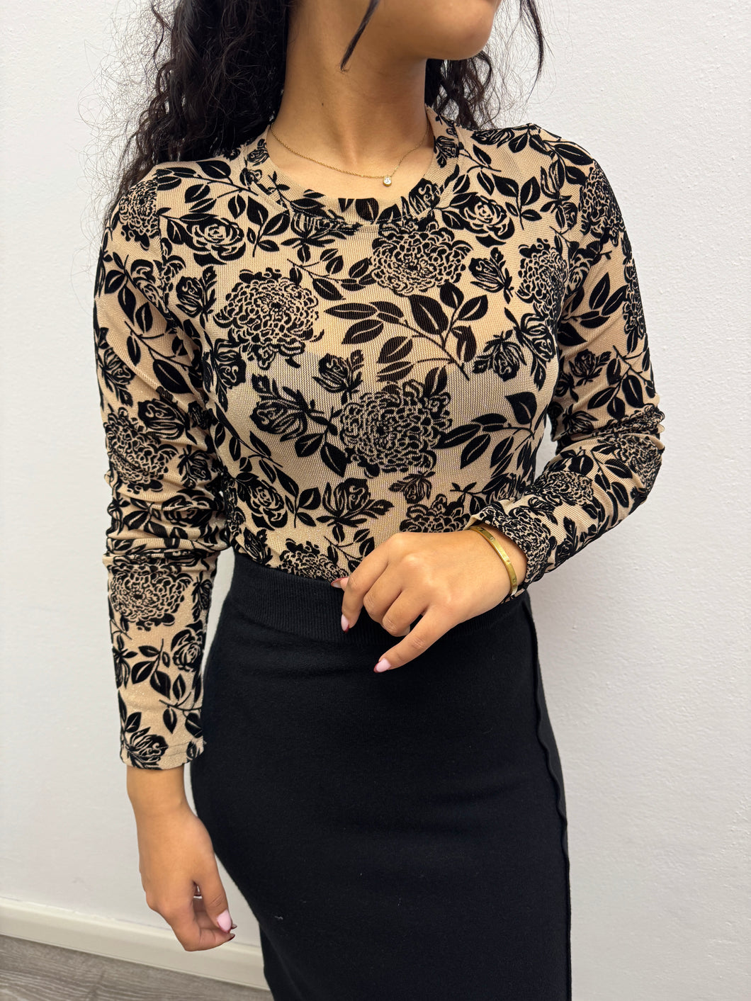 Body ricami velluto con lurex - abbigliamento - Stilosa