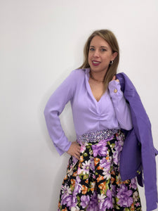 Camicia colletto e arricciatura - abbigliamento - Stilosa