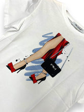 Carica l&#39;immagine nel visualizzatore di Gallery, T-shirt manica corta con silhouette - abbigliamento - Artigli
