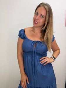 Abito collo arriccio e maniche - abbigliamento - Stilosau