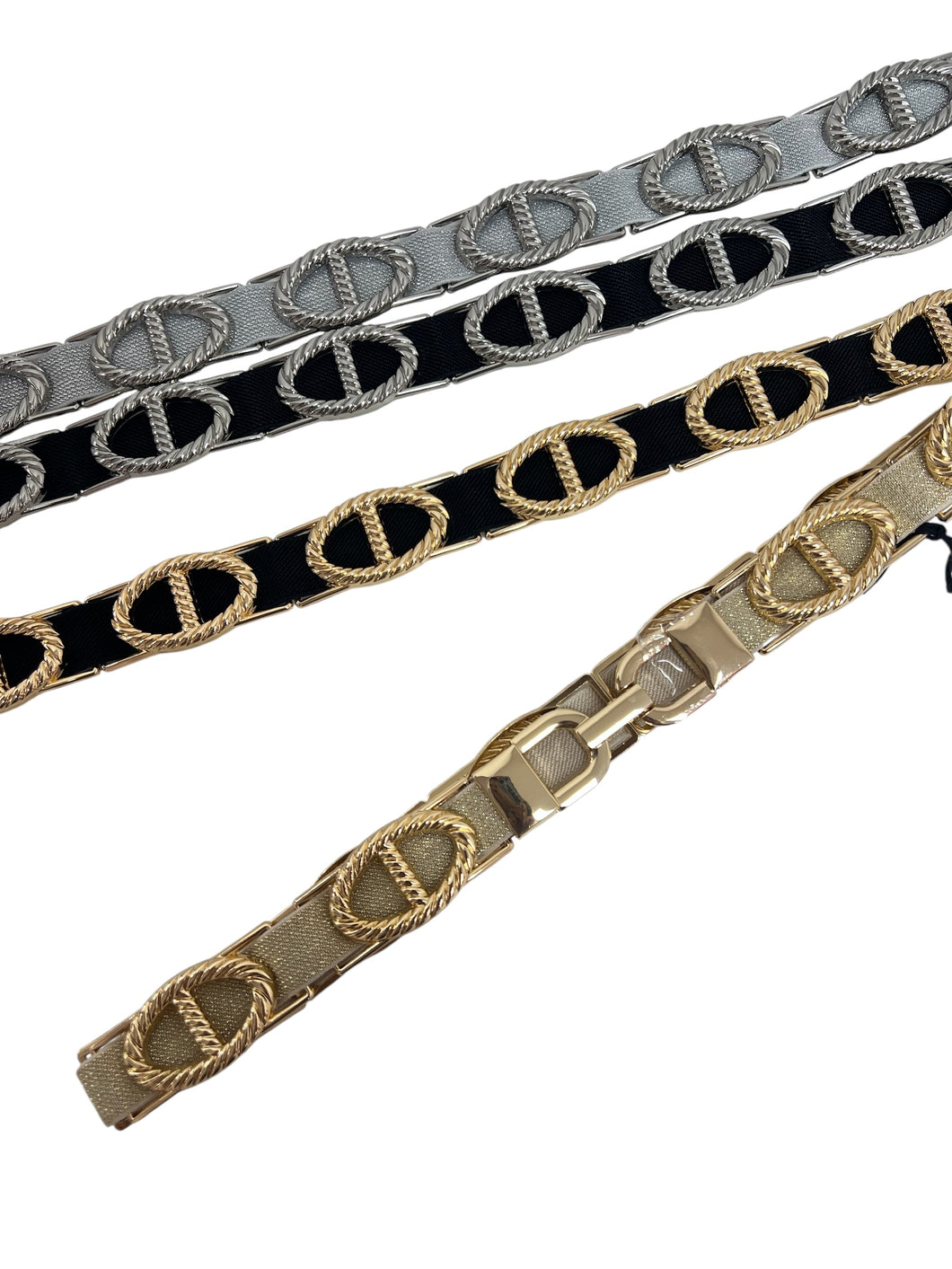 Cintura sottile dettagli ovali - abbigliamento - Stilosa