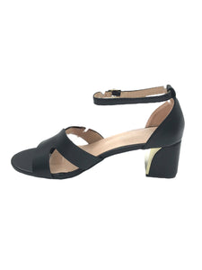 Sandalo medio dettaglio oro - Scarpe - Stilosa