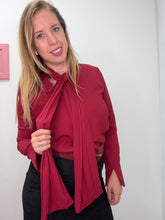 Carica l&#39;immagine nel visualizzatore di Gallery, Blusa con fusciacca - abbigliamento - Artigli
