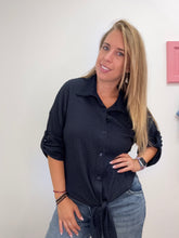 Carica l'immagine nel visualizzatore di Gallery, Camicetta tessuto operato fiocco - abbigliamento - Stilosa
