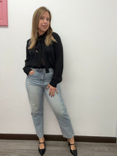 Carica l&#39;immagine nel visualizzatore di Gallery, Jeans MOM strass - abbigliamento - Stilosa
