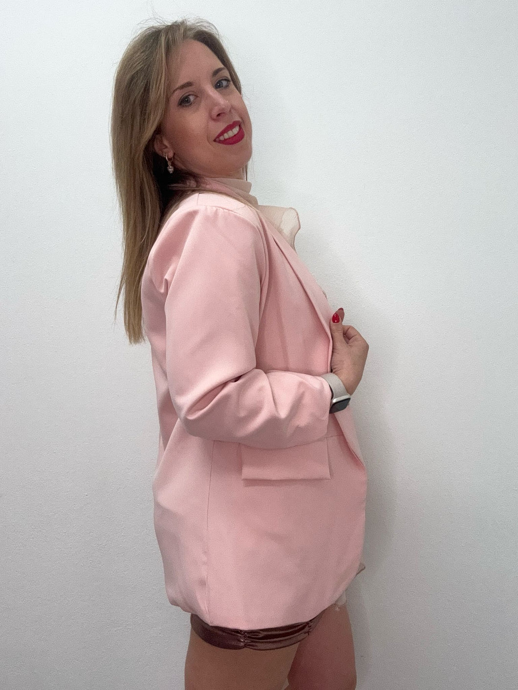 Giacca manica arricciata tailleur - abbigliamento - Stilosa