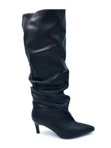 Stivale arricciato con tacco 2172 - Scarpe - Stilosa
