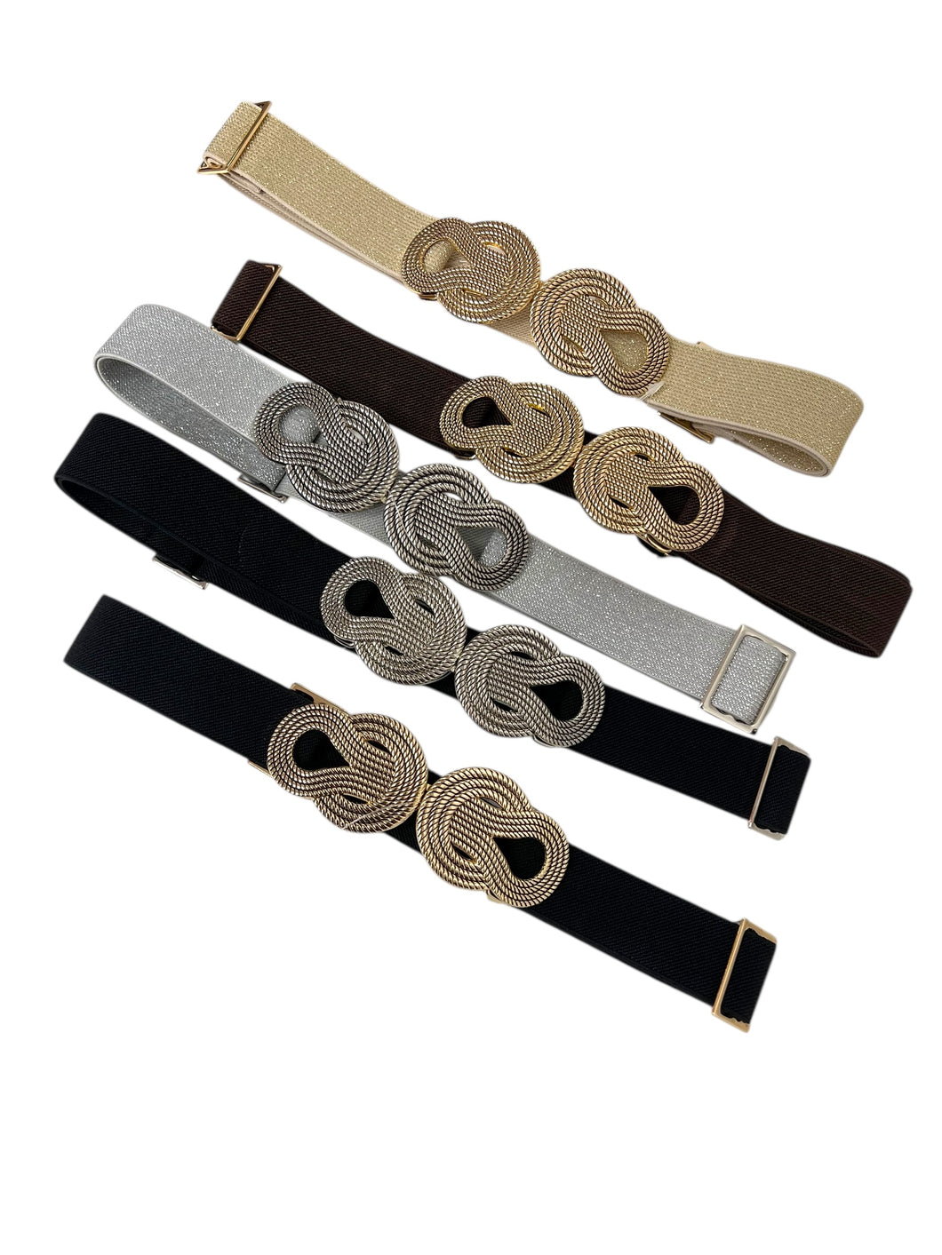 Cintura elastica media fibbia nodo - Cintura - Stilosa