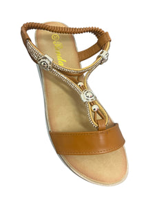 Sandalo medaglioni e strass - Scarpe - Stilosa
