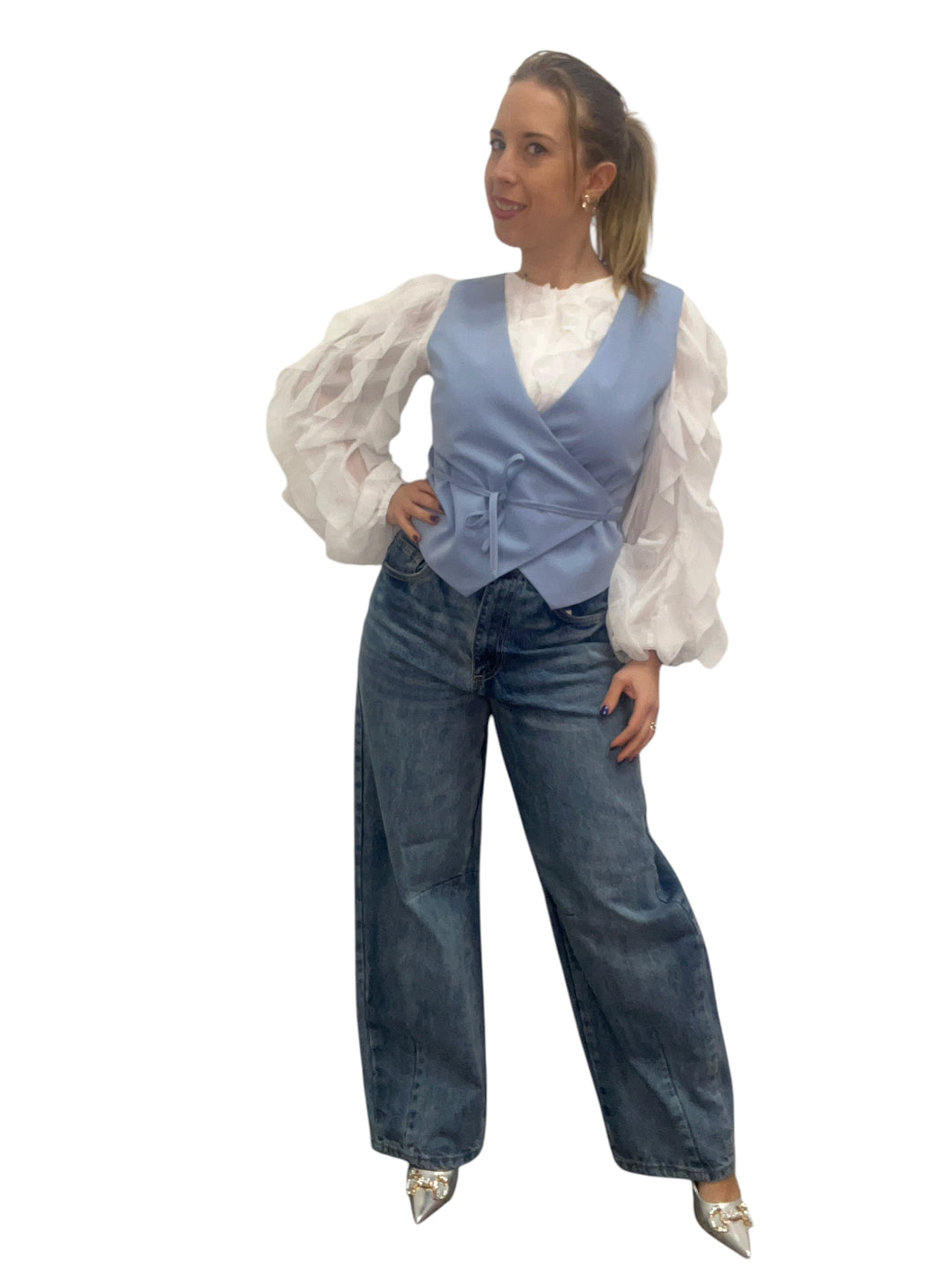 Gilet lacci sky - abbigliamento - TWO-WAY