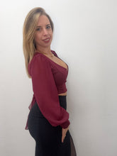 Carica l'immagine nel visualizzatore di Gallery, Top scollo rigido e fiocco - abbigliamento - Stilosa

