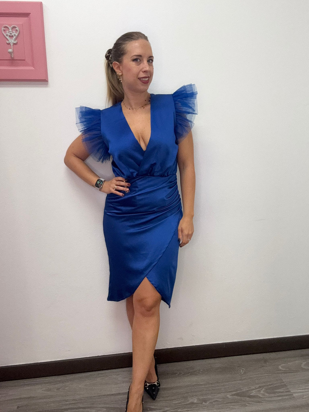 Abito alette tulle - abbigliamento - Stilosa