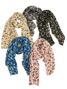 Foulard sottile fiorellini - abbigliamento - Stilosa