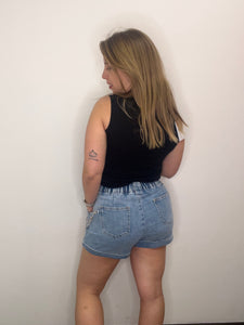 Canotta con logo strass sul davanti - abbigliamento - Artigli