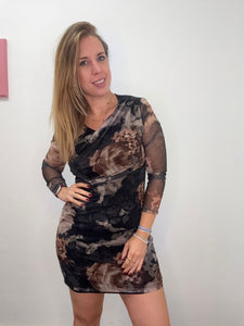 ABito flower drappeggio - abbigliamento - Stilosa