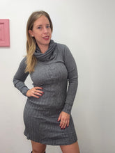 Carica l&#39;immagine nel visualizzatore di Gallery, Abito maglia con collo - abbigliamento - Stilosa
