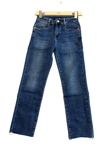 Jeans sfrangiato curvy MOM - abbigliamento - Stilosa