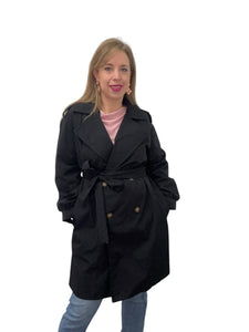 Trench midi con cintura - abbigliamento - Stilosa