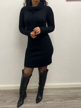 Carica l&#39;immagine nel visualizzatore di Gallery, Abito maglia con collo - abbigliamento - Stilosa
