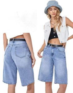 Bermuda in jeans basic - abbigliamento - Stilosa