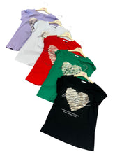 Carica l&#39;immagine nel visualizzatore di Gallery, T-shirt BEAUTIFULL heart - abbigliamento - Stilosa
