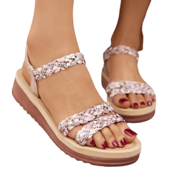 Sandalo flat treccia - Scarpe - Stilosa