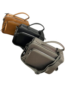 Tracolla con diverse zip e manico - Borsa - Stilosa