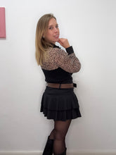 Carica l&#39;immagine nel visualizzatore di Gallery, Camicia corta plissè maculata - abbigliamento - Stilosa
