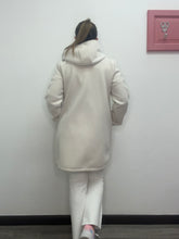 Carica l&#39;immagine nel visualizzatore di Gallery, Cappotto lavorato con cappuccio - abbigliamento - Stilosa

