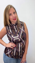 Carica l&#39;immagine nel visualizzatore di Gallery, Blusa smanicata multicolor - abbigliamento - Artigli
