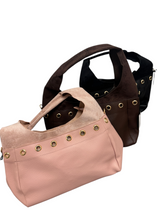 Carica l'immagine nel visualizzatore di Gallery, Borsa spalla ecop/dainetto con borchie - Borsa - Stilosa
