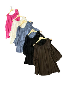 Maglia ricami con spalle scoperte - abbigliamento - Stilosa