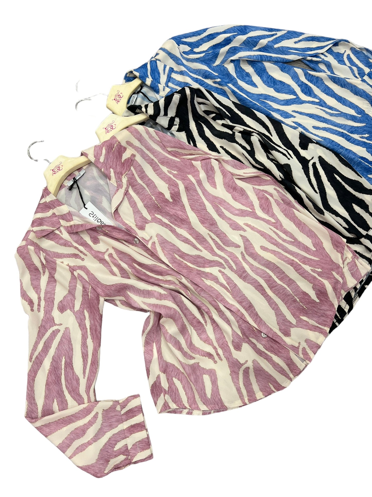 Camicia fantasia bicolore - abbigliamento - Stilosa