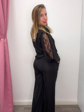 Carica l'immagine nel visualizzatore di Gallery, Pantalone palazzo in tessuto - abbigliamento - Artigli
