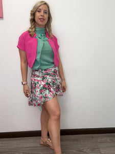Gonna drappeggio laterale laccio - abbigliamento - Stilosa