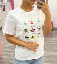 Carica l&#39;immagine nel visualizzatore di Gallery, T-shirt disegni ricamati - abbigliamento - Stilosa
