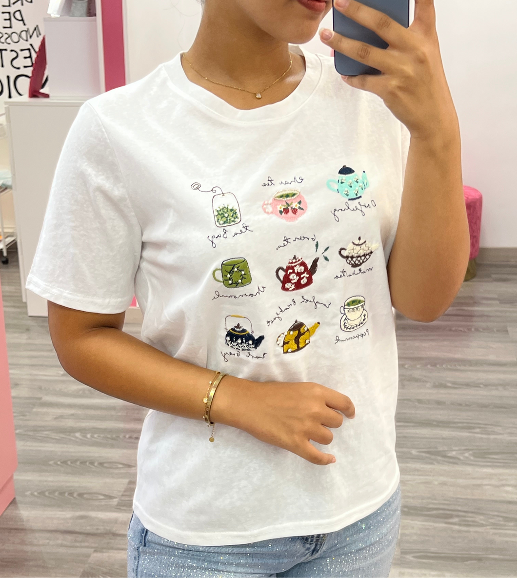 T-shirt disegni ricamati - abbigliamento - Stilosa