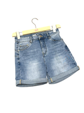 Carica l'immagine nel visualizzatore di Gallery, Shorts in jeans basic curvy stretch - abbigliamento - Stilosa
