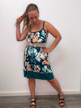 Carica l'immagine nel visualizzatore di Gallery, Abito jersey fantasia con laccetti - abbigliamento - Stilosa
