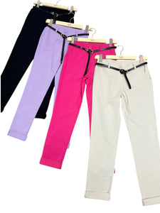 Pantalone taglio uomo con cint - abbigliamento - Stilosa