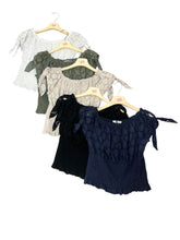 Carica l&#39;immagine nel visualizzatore di Gallery, Top pizzo macramè corto - abbigliamento - Stilosa
