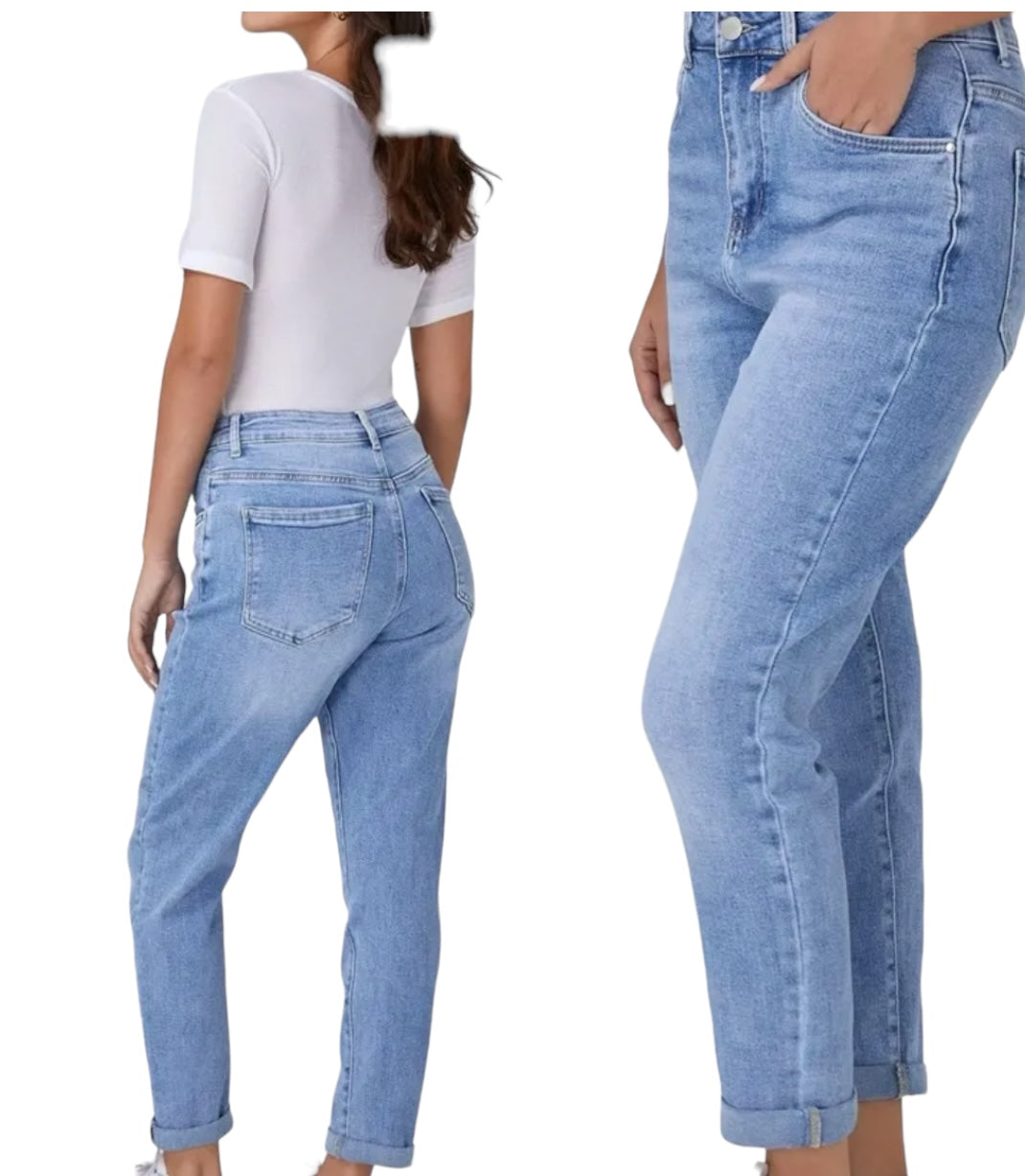 Jeans mom fit curvy - abbigliamento - Stilosa
