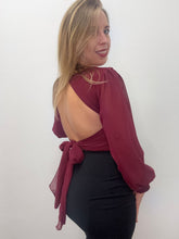 Carica l'immagine nel visualizzatore di Gallery, Top scollo rigido e fiocco - abbigliamento - Stilosa
