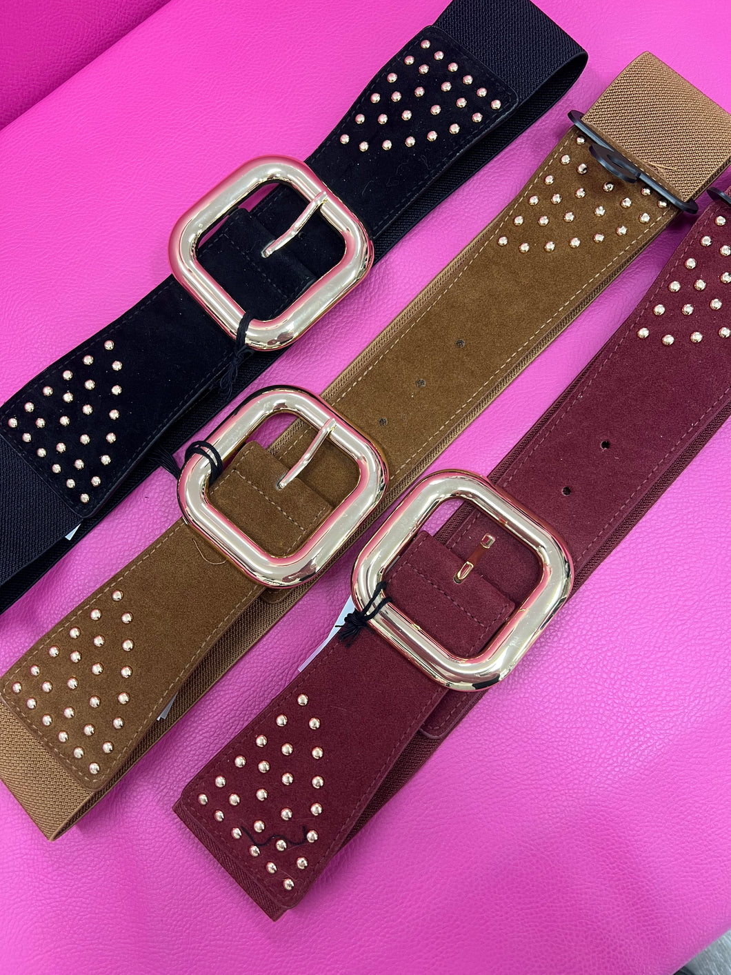 Cintura elastica fibbia quadra con strass - Cintura - Stilosa