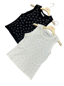Canotta con logo strass sul davanti - abbigliamento - Artigli