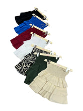 Carica l&#39;immagine nel visualizzatore di Gallery, Gonna balze tinta unita - abbigliamento - Stilosa
